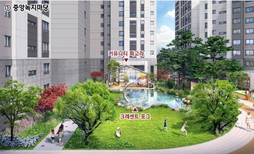 힐스테이트 수원파크포레 내부 공간